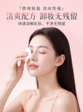 名创优品花萃柔润莹澈卸妆水
