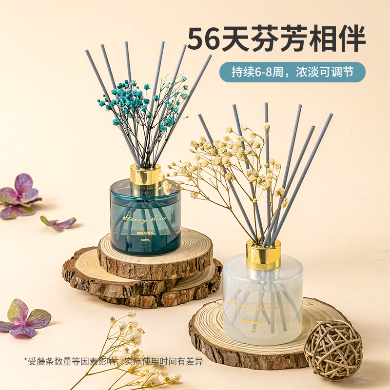 miniso名创优品旗舰店MINISO名创优品繁星璀璨无火香薰精油除臭家用室内空气持久留香1