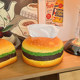 Simulated hamburger creative tissue box living room drawer box