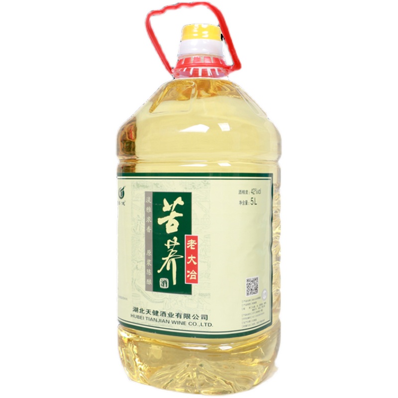 劲头足原毛铺纯谷酒苦荞酒42度/50度5L10斤大桶实惠家庭饮用送人 - 图3