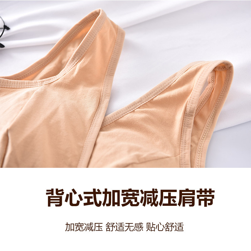 孕妇纯棉交叉背心式哺乳文胸无海绵宽肩带产后喂奶布胸罩睡觉超薄,淘宝优惠券,粉丝福利购,淘宝优惠卷