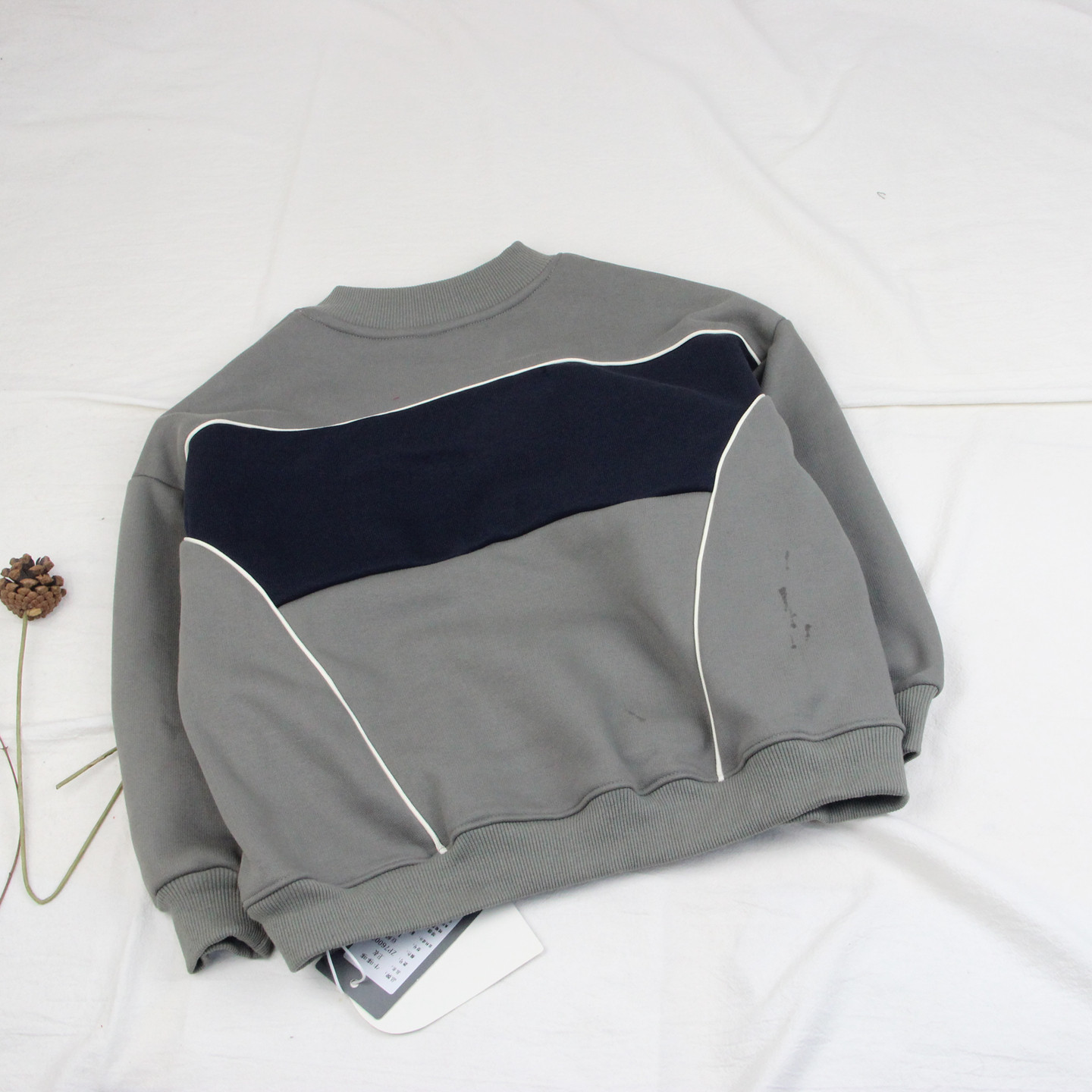 76005牛家一体绒卫衣童装秋冬款男女童拼色加绒套头衫中大童,淘宝优惠券,粉丝福利购,淘宝优惠卷