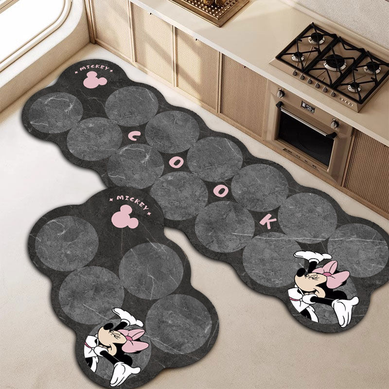 厨房专用地垫防水防油垫子耐脏防滑吸水脚垫吸油地面可擦长条地毯,淘宝优惠券,粉丝福利购,淘宝优惠卷