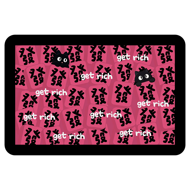 Dopamine kitchen floor mat is anti-slip, oil-proof and wipeable