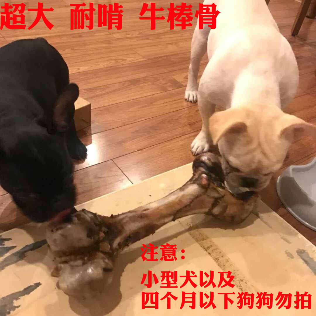 狗骨头磨牙大棒骨金毛二哈大中型犬宠物狗零食耐啃磨牙超大牛骨头 - 图2