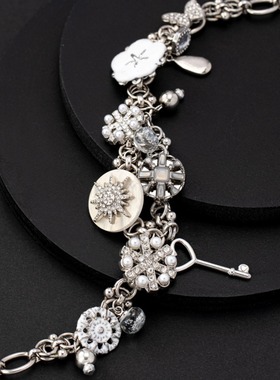 重工雪花choker锁骨链