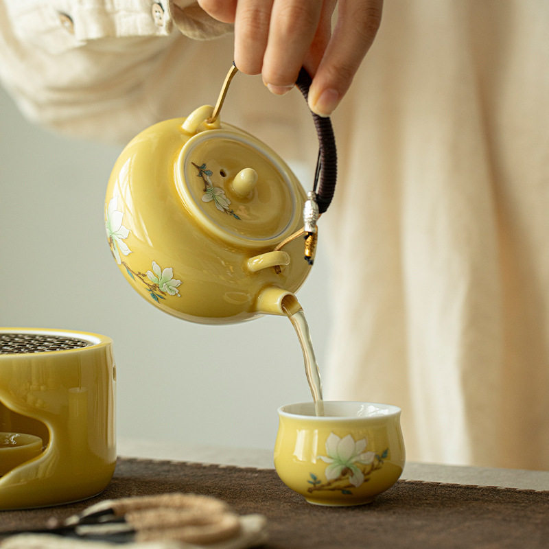 Yao yellow magnolia teapot candle heating tea stove