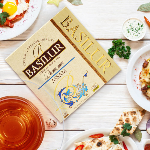 BASILUR宝锡兰优选阿萨姆红茶包100袋 印度红茶茶包 可做红茶奶茶 - 图2