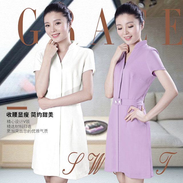 Beautician work clothes beauty salon dress technician clothes