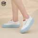 Feiyue ins style casual thick-soled big-toe canvas shoes