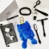 Sáng tạo KAWS Sesame Street Sạc Po Cartoon Plush Doll Mobile Power Keychain Keychain Mặt dây chuyền Quà tặng - Ngân hàng điện thoại di động Ngân hàng điện thoại di động