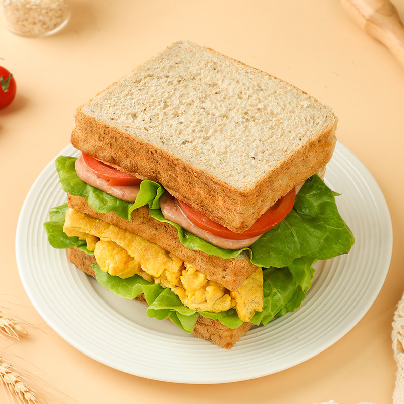 凯利来奇亚籽全麦吐司面包代餐充饥切片吐司面包饱腹营养早餐吐司