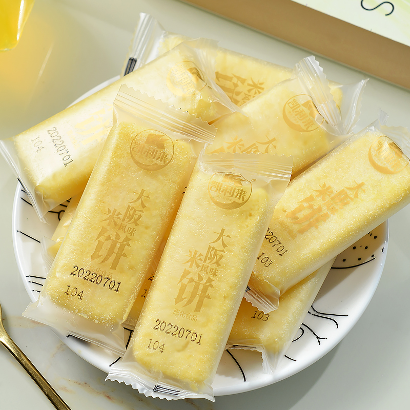 凯利来大阪风味米饼米酥棒网红休闲食品小吃膨化零食饼干独立包装