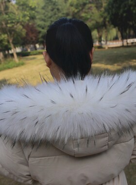 毛领单买卖仿真狐狸毛派克服毛条