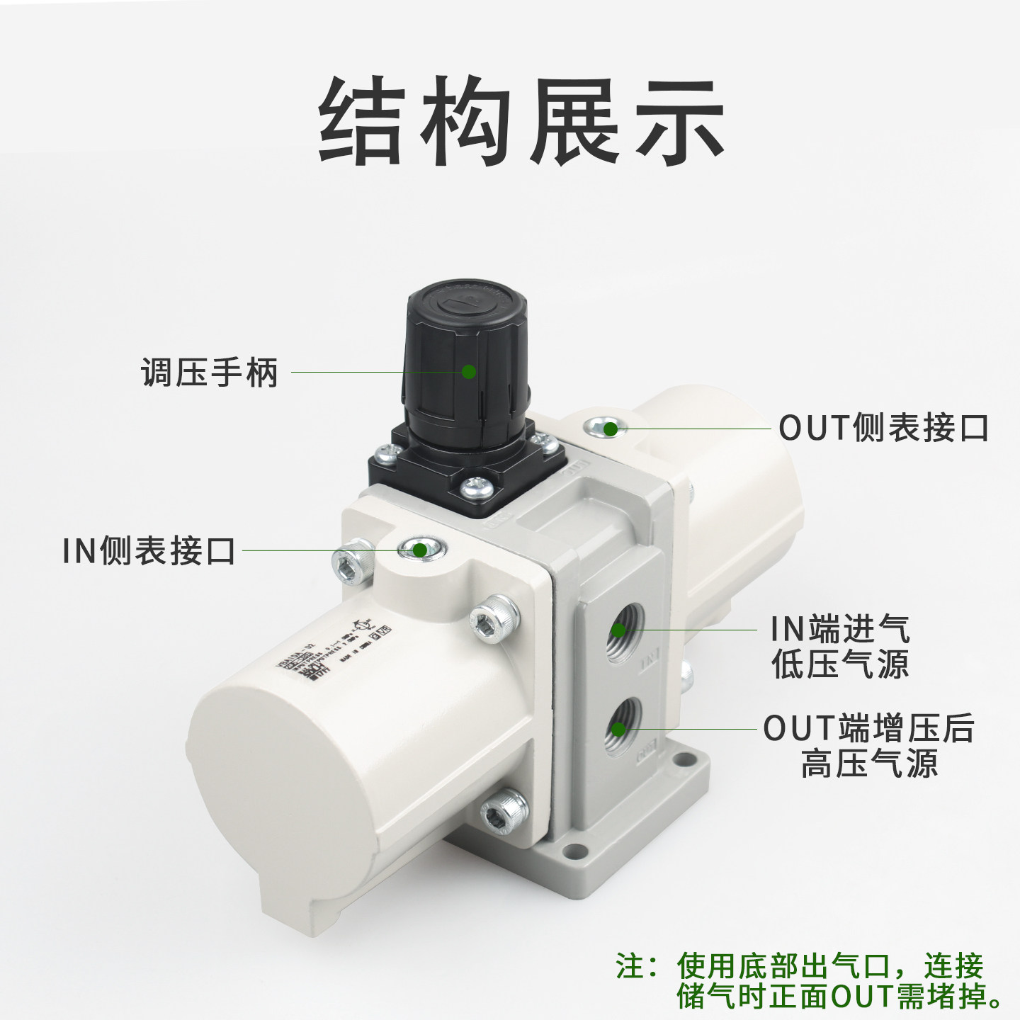 SMC型气动增压阀空气增压泵VBA10A/20A-03/40A-04G增压器VBA10A,淘宝优惠券,粉丝福利购,淘宝优惠卷