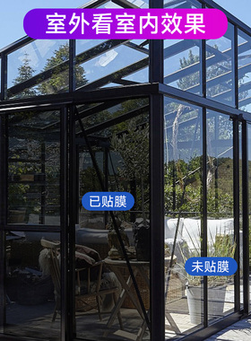 遮光隔热店铺门面双向玻璃膜