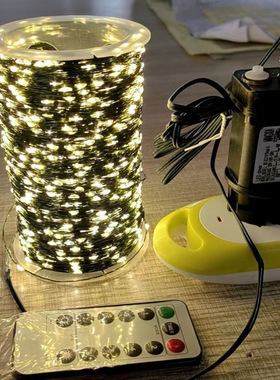Led Christmas Copper Wire Lamp Remote Control Decoration Lam