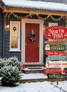 Christmas North Pole Christmas decoration Xmas Santa North N