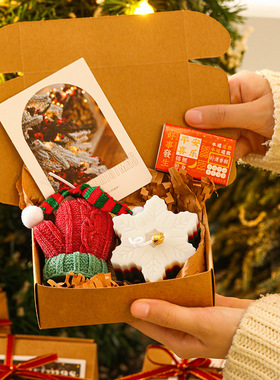 Christmas Scented Candle Gift Box Christmas Tree Gingerbread
