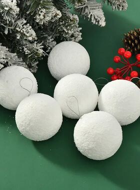 6PCS Christmas Tree Balls 8cm 6cm 4cm Big Christmas Ball Dec
