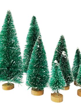 5/8pcs Mini Christmas Trees Small Artificial Christmas Tree