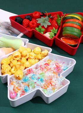 Christmas Tree Fruit Plate Merry Christmas Party Decorations