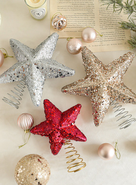 Bubble Sticky Powder Christmas Tree Top Star Explosion Star