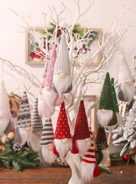 3pc Faceless Doll Knitted Gnome Doll Gifts Xmas Merry Christ