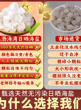 粗海盐净宅大颗粒天然聚财专用摆件净化粗盐块御守盐乔迁搬家容器