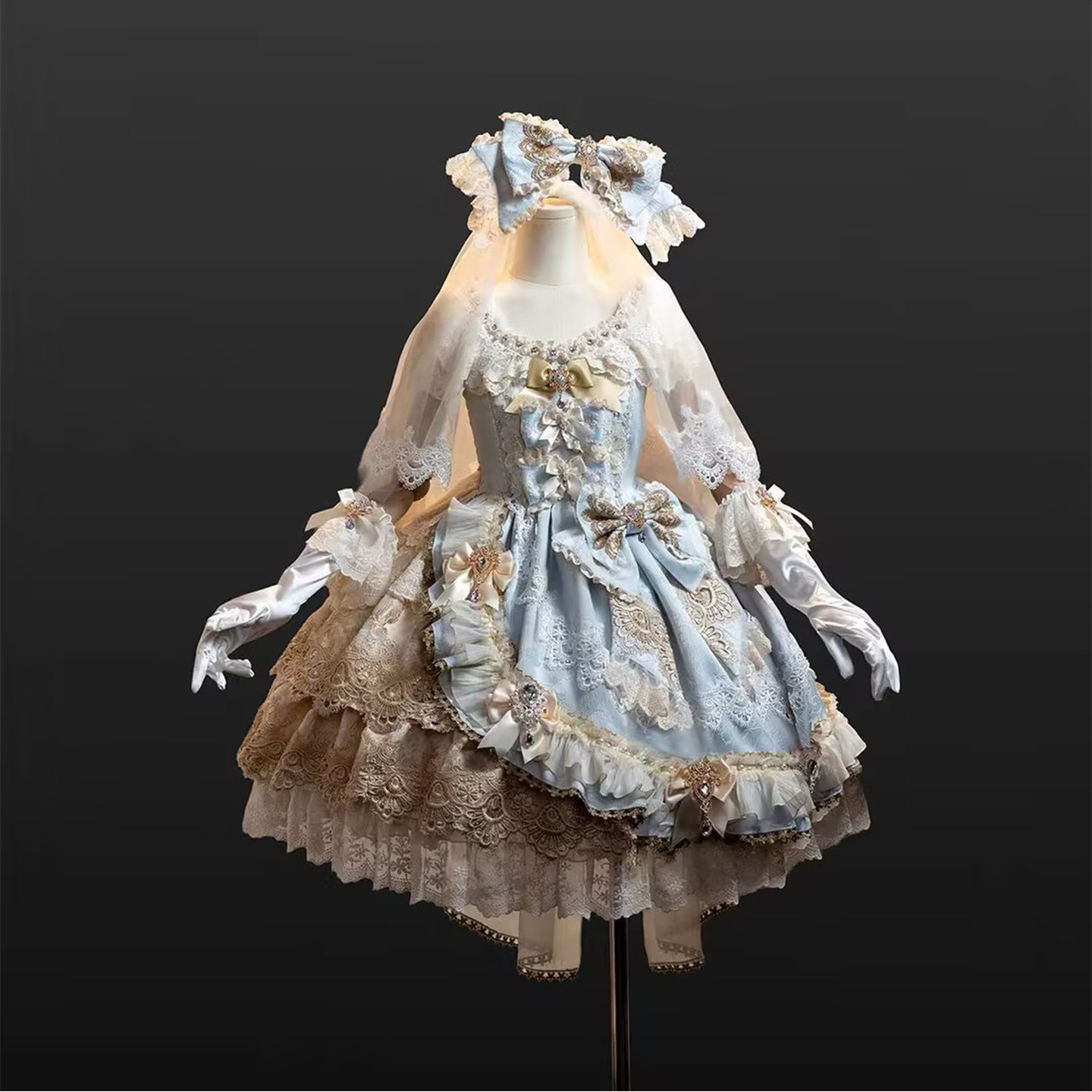 永恒之心Lolita裙子晚礼服女可爱年会华丽花嫁学生日成人礼公主裙,淘宝优惠券,粉丝福利购,淘宝优惠卷