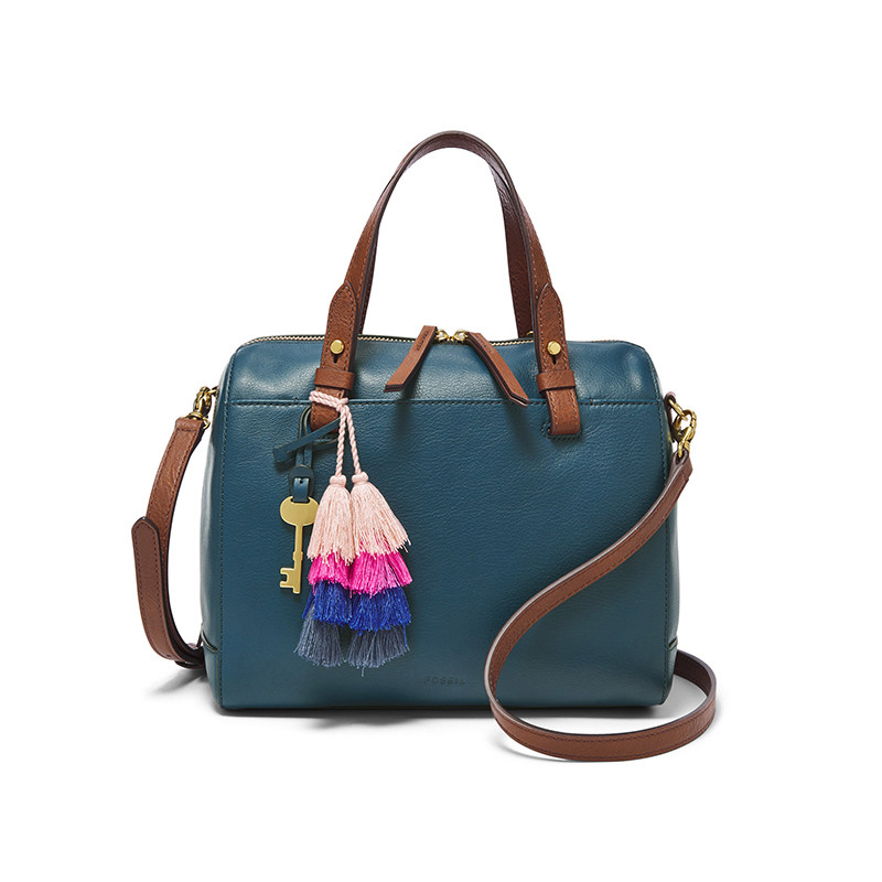 fossil化石官方正品新款波士顿包 FOSSIL海外女士包袋