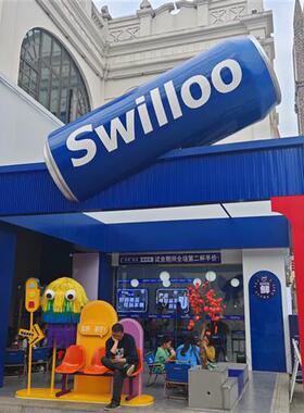 玻璃钢门头雕塑制作厂家大型网红酒店宠物店餐饮商超商业美陈摆件