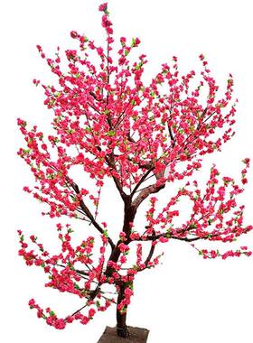 仿真桃花树樱花树人造假桃树枝景点假树观赏庭院仿真植物树假桃树