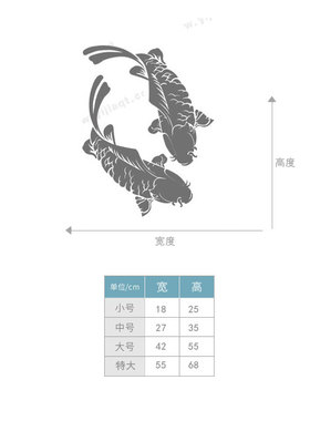 饭店烤鱼店铺橱窗装饰玻璃门贴纸