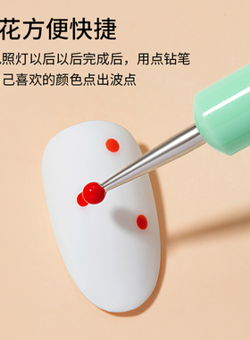 双头美甲点珠画花万能彩绘