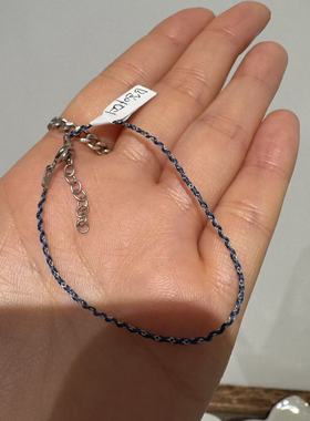 11.28韩国东大门nyunyu银链子红绳手链vase