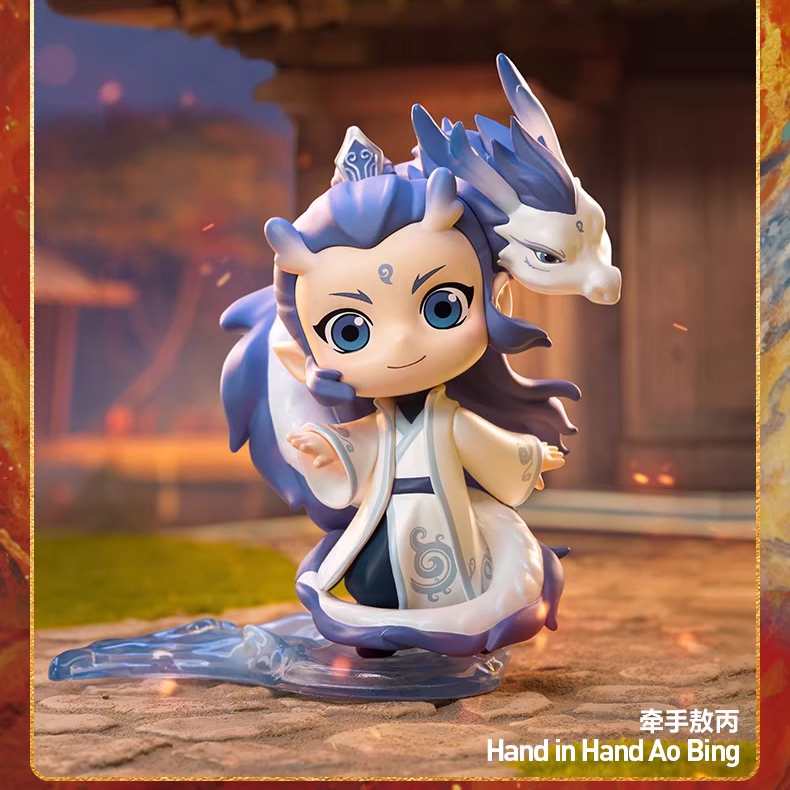 POPMART泡泡玛特《哪吒之魔童闹海》天生羁绊系列手办盲盒礼物