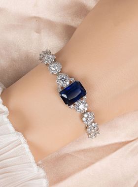 锆石手链复古彩色锆石手饰首饰品