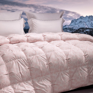 商场同款梦洁家纺羽绒被白鹅绒被子被芯蓬松东方雪鹅鹅绒70周年款