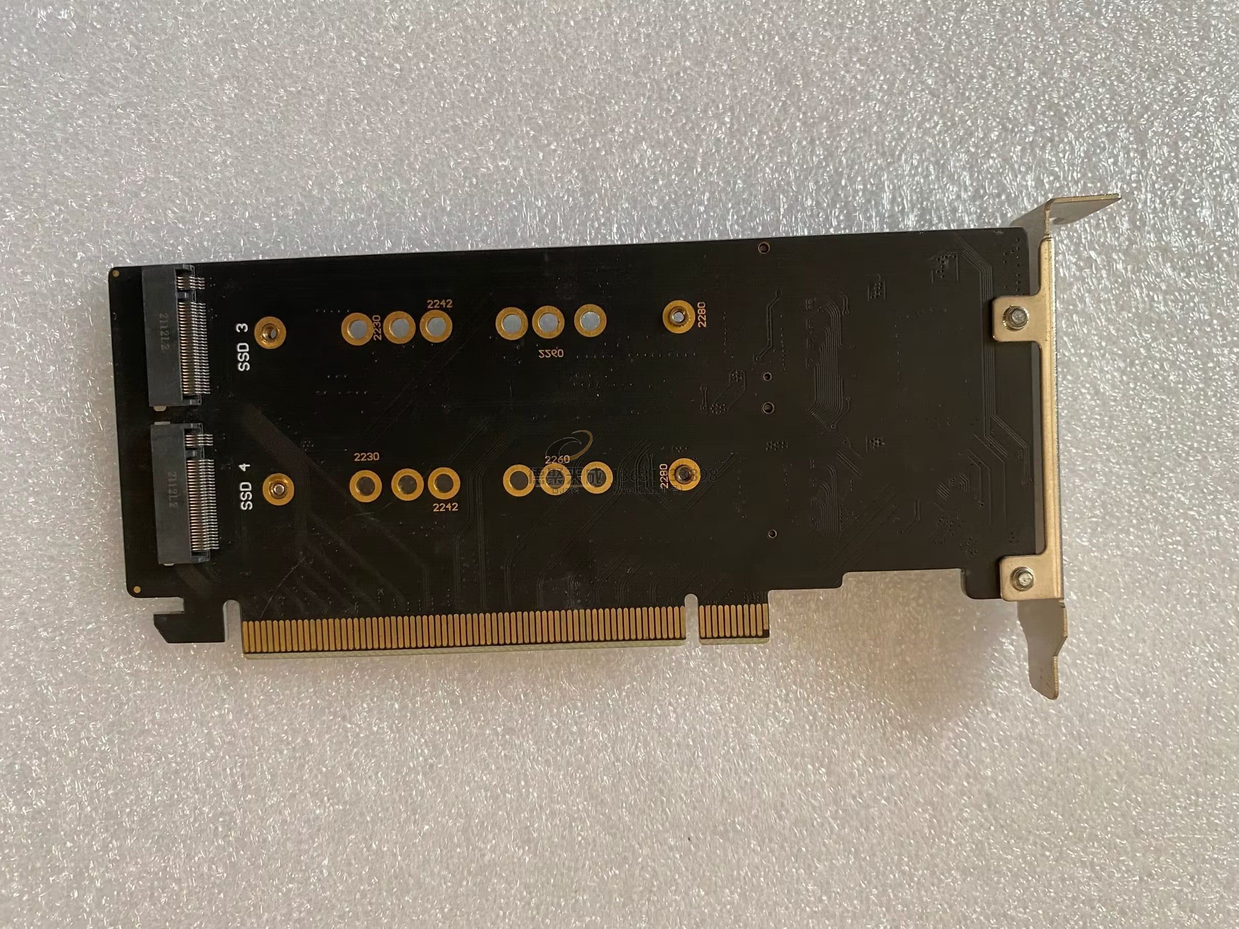 议价Ce.0 x16拆3分卡 4个NVMe M.2一分四转接 INGFF PSSD VROC转 - 图1