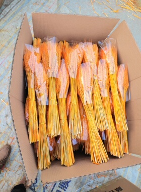 精品黄金麦穗干花大麦花束花店开业花篮客厅摆设装饰批发