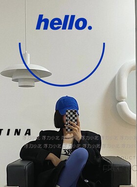 店铺装饰贴纸防水玻璃墙贴