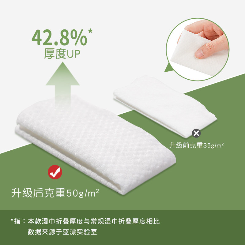 蓝漂80抽大包湿巾婴幼儿