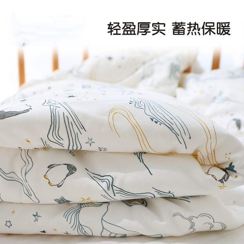 日系新生婴儿抱被宝宝秋冬纯棉加厚A类桑蚕丝包被产房四季盖被子,淘宝优惠券,粉丝福利购,淘宝优惠卷