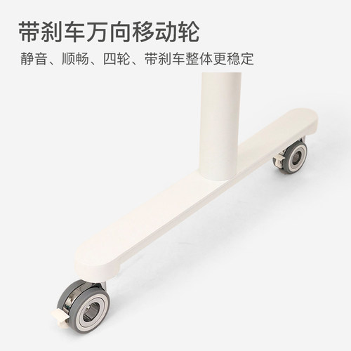 WITTABLE升降桌专用快装德国精工螺杆式脚轮高承重静音定位万向轮 - 图0