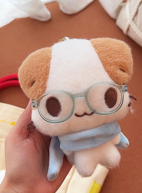 可爱围巾棉花糖猫咪手作毛绒玩偶