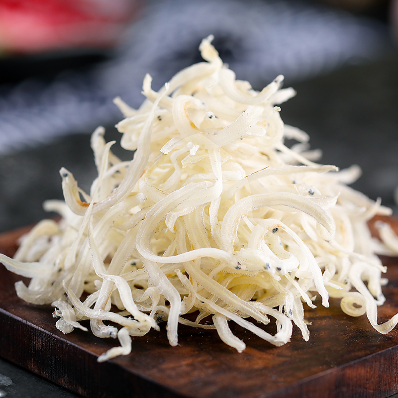 渔知乐天然淡干小银鱼干新晒海燕鱼面条250g宝宝新鲜特产干货食材 - 图1