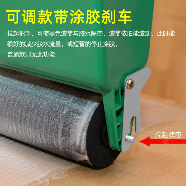 手动涂胶机滚筒式涂胶器小型手工过胶木板壁纸上胶机纸箱刷胶神器 牌子网