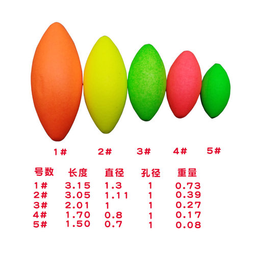 正品超大超轻浮漂鱼漂漂尾加粗醒目豆荧光近视硅胶包邮免邮醒目豆 - 图2