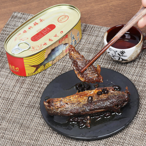 甘竹牌 甘竹官方 豆豉鲮鱼罐头鱼227克鱼干小吃下饭菜储备 - 图2